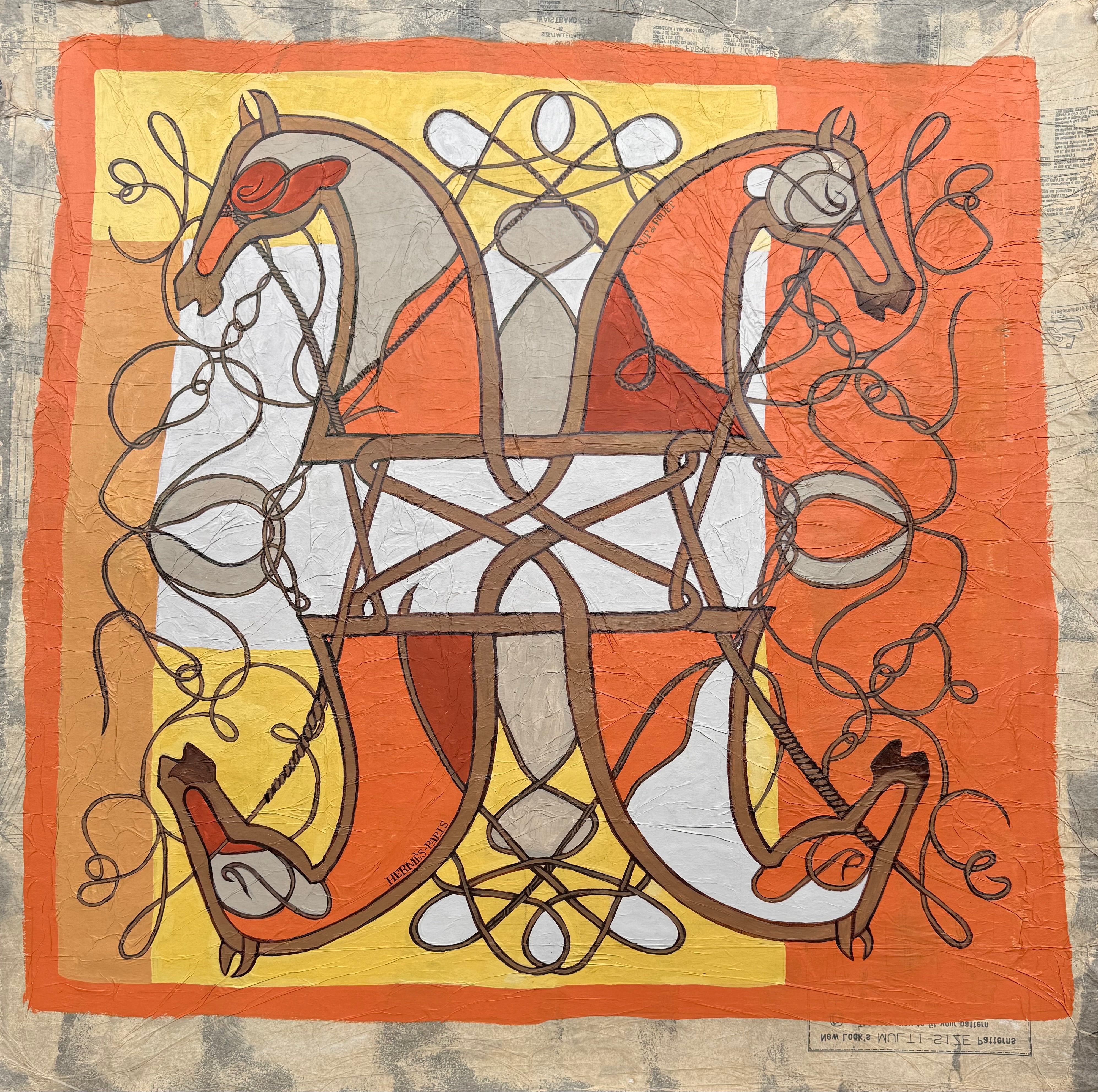 Hermes Silk Scarf