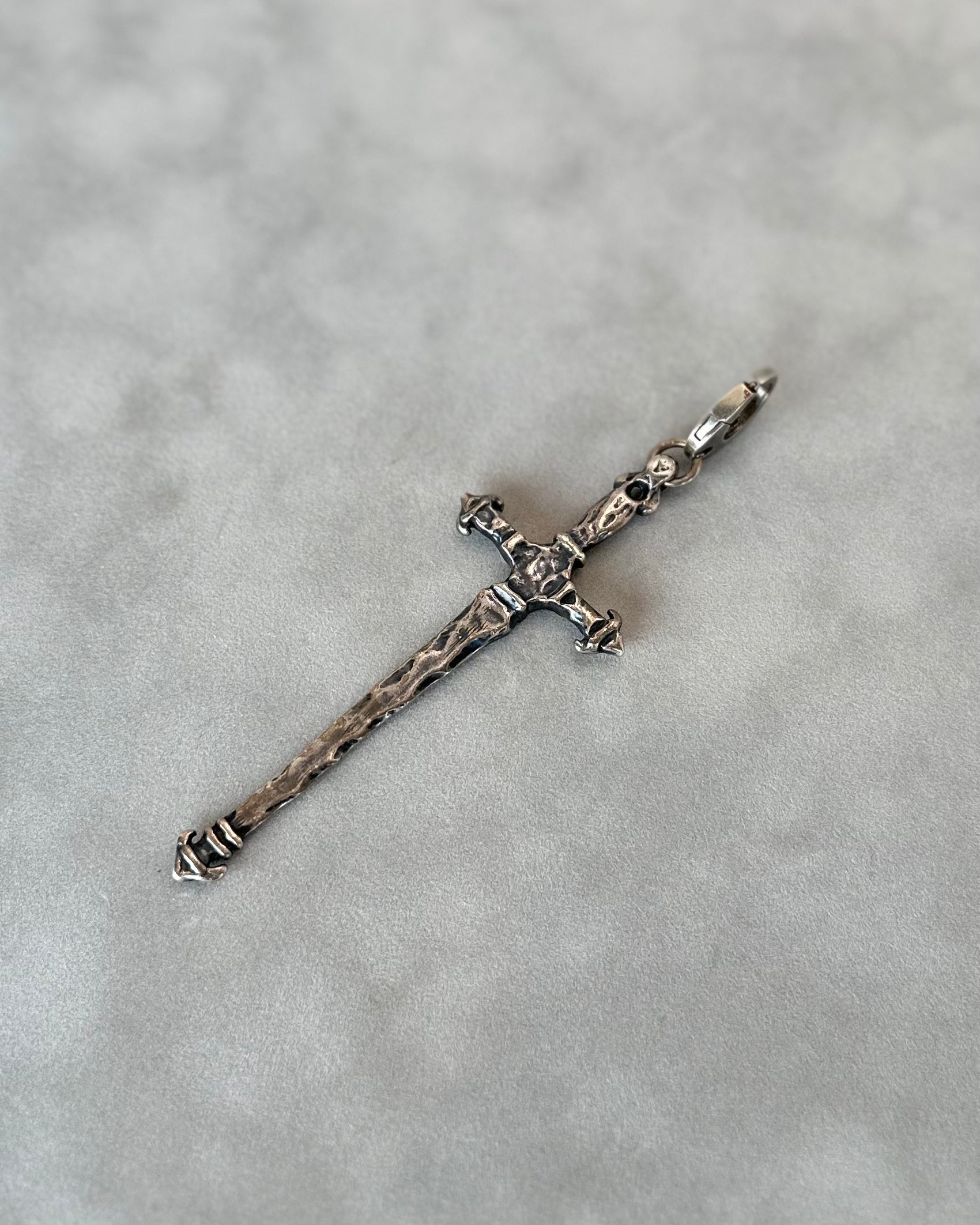 Mexico City Sterling Silver Modular Cross Pendant with Clasp