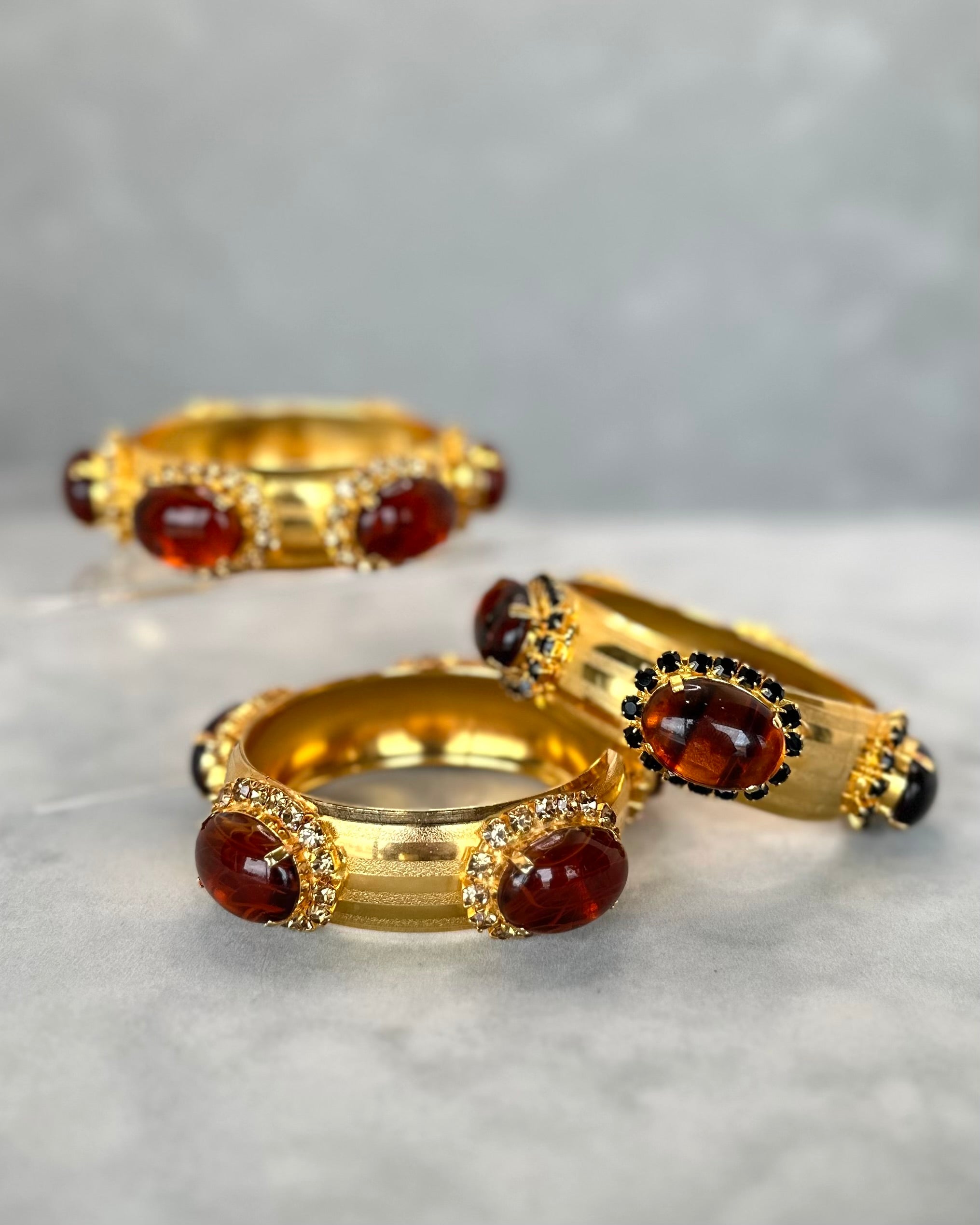 Amber Bead Bangles