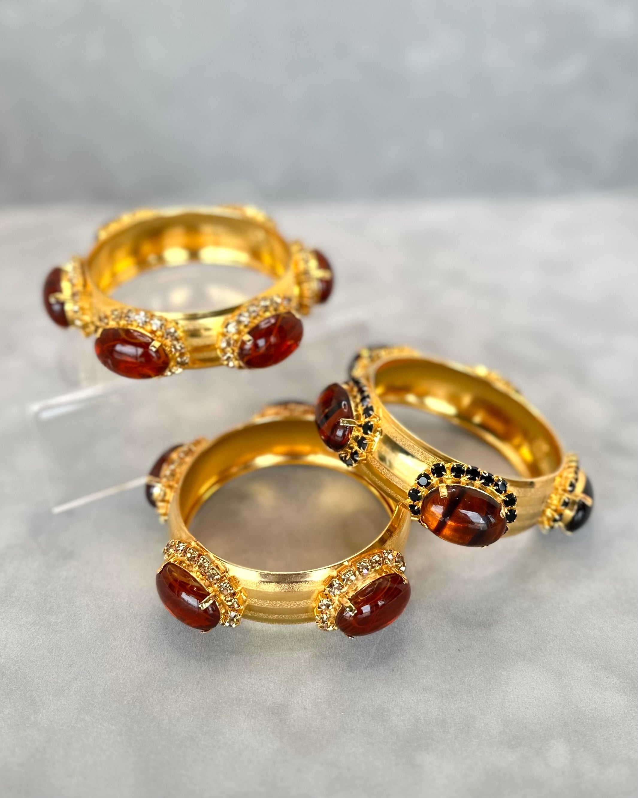 Amber Bead Bangles