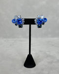 Sapphire Button Earrings