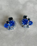 Sapphire Button Earrings