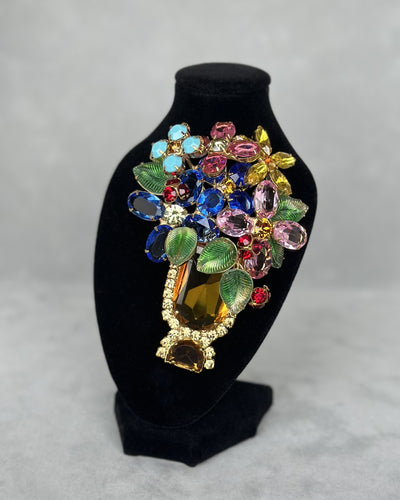 Flower Bouquet Brooch