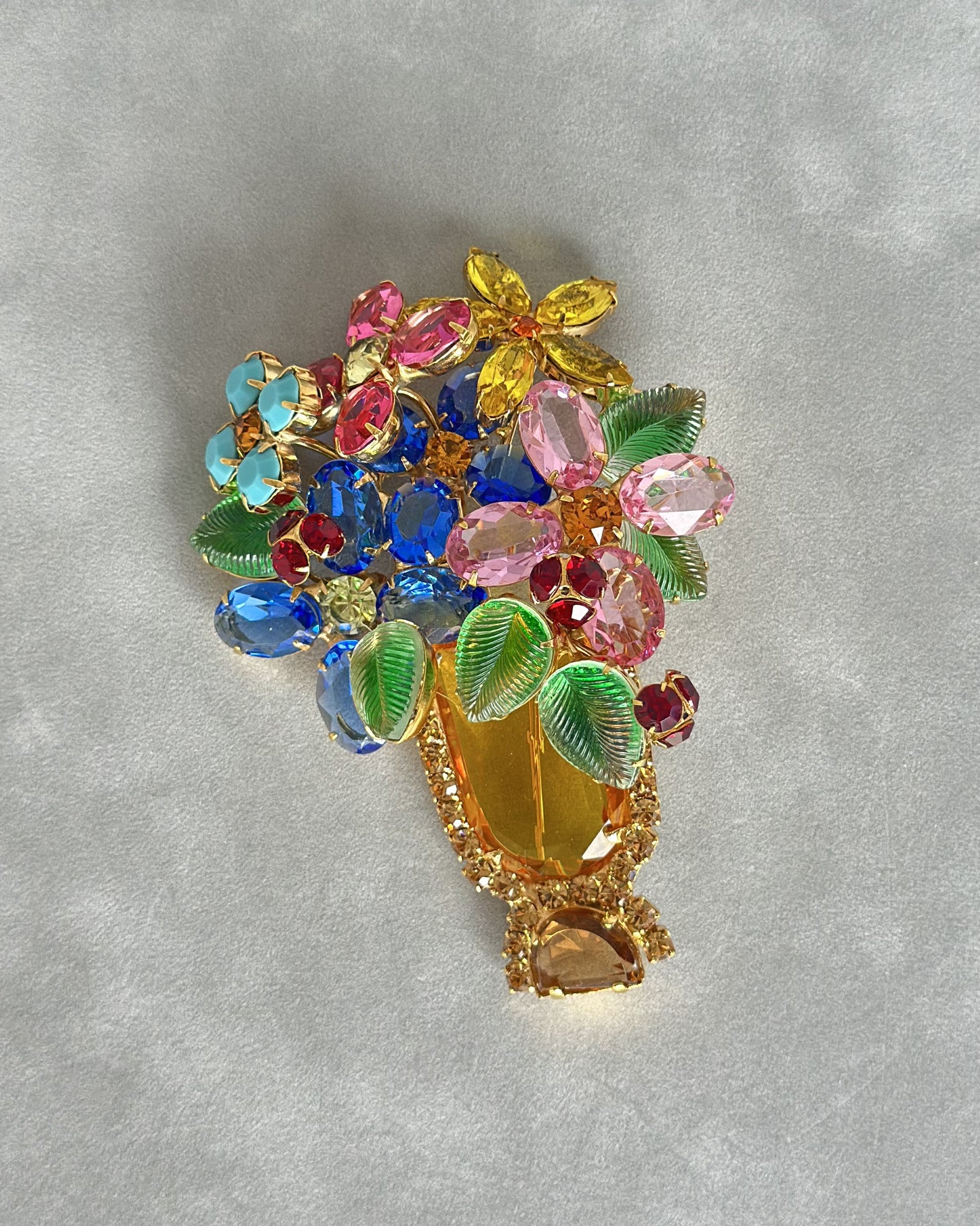 Flower Bouquet Brooch