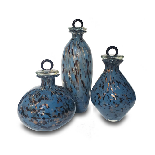 Teal Tortoise Vases