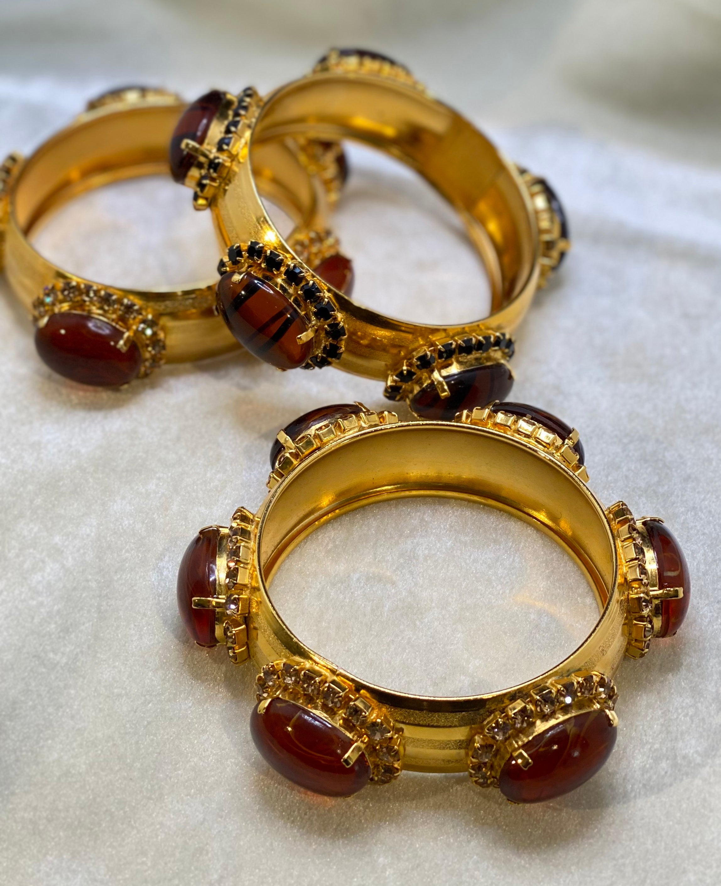 Amber Bead Bangle