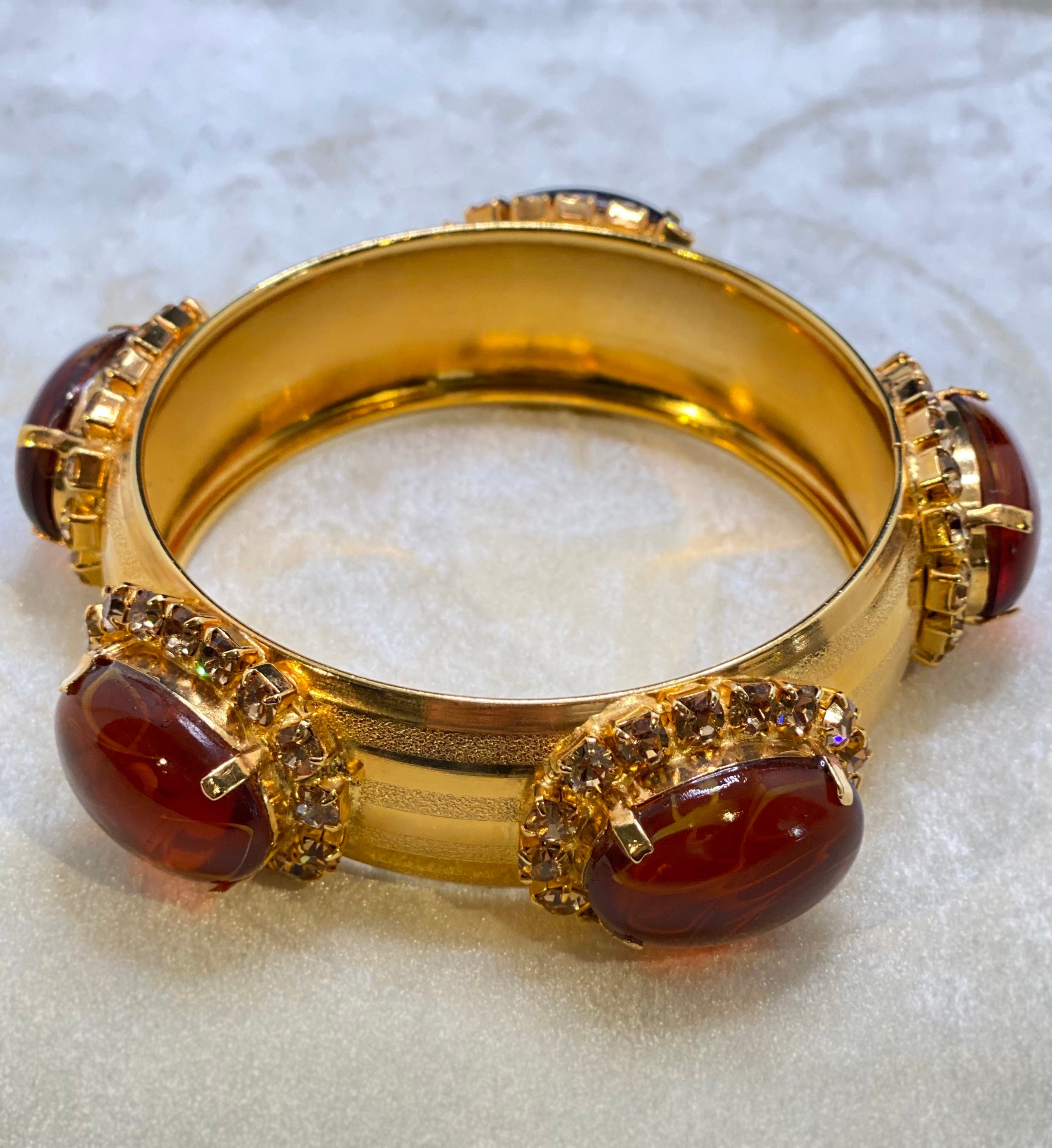 Amber Bead Bangle