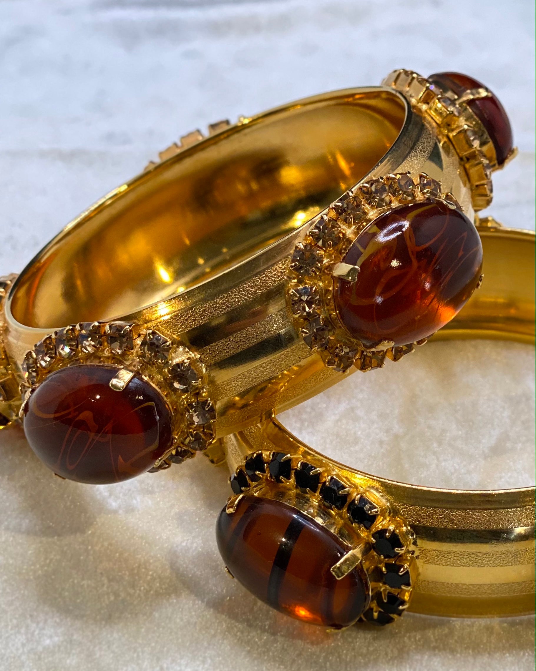 Amber Bead Bangle