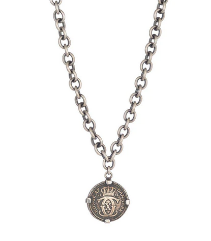 Danish Kroner Coin Pendant Necklace