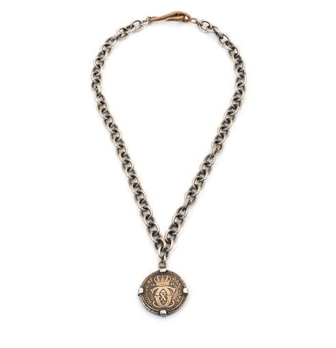 Danish Kroner Coin Pendant Necklace