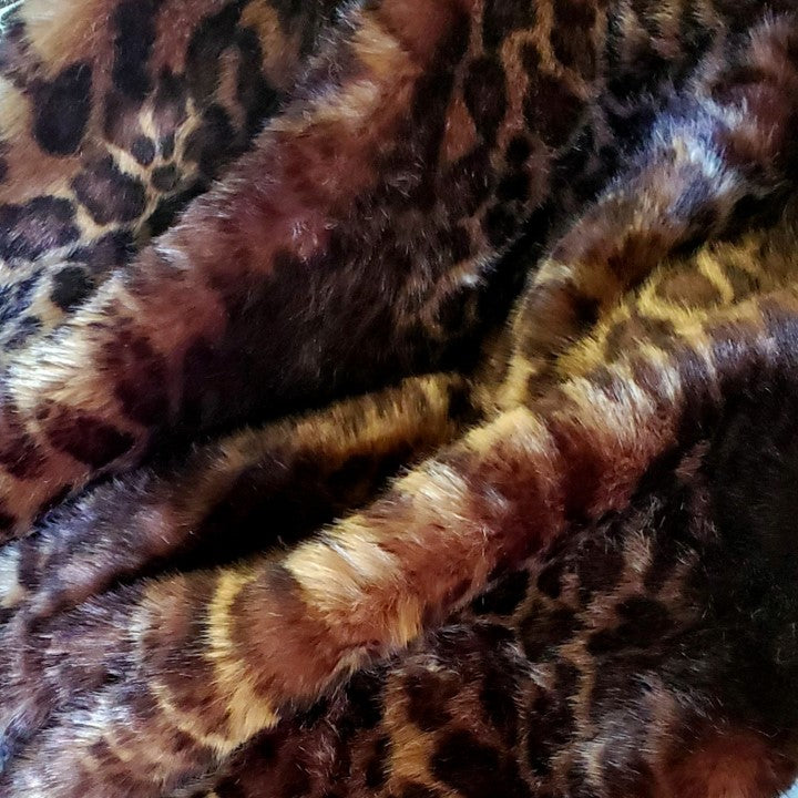 Leopard Fur Throw