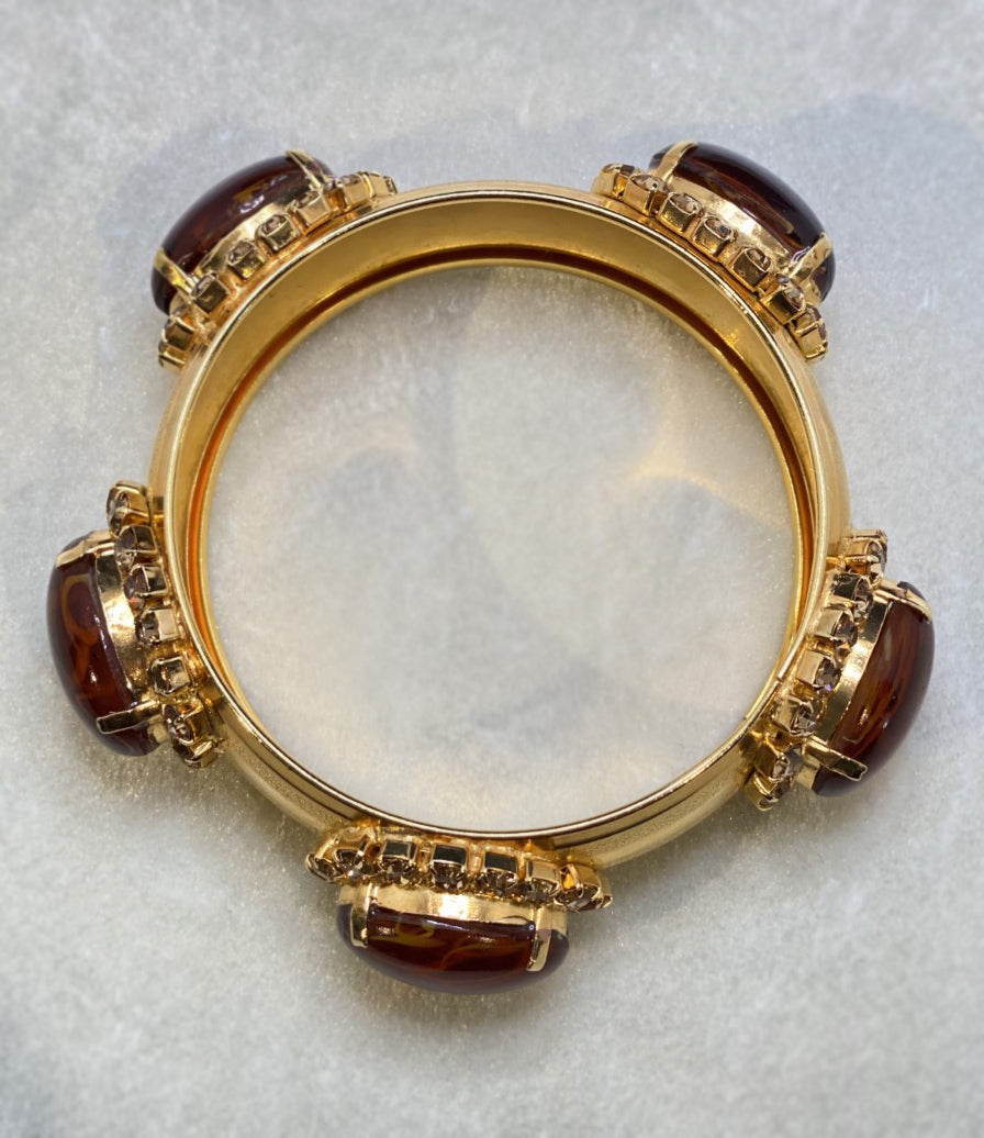 Amber Bead Bangle